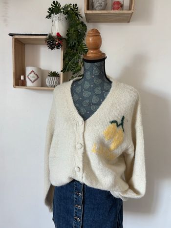 Pull citron taille unique