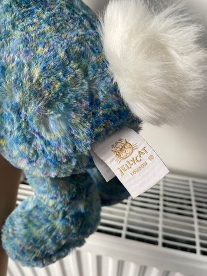 Peluche Jellycat Bashful Luxe Bunny Azure - photo numéro 2