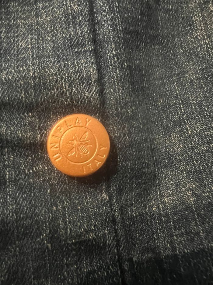 Veste en jean uniplay taille L en parfait état - photo numéro 9