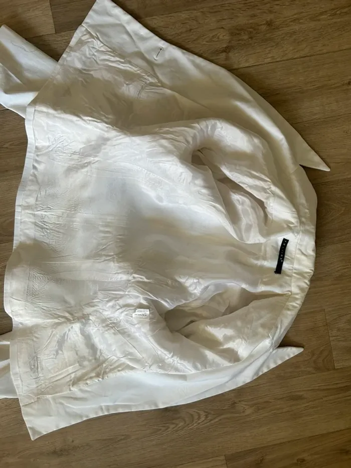 veste blazer blanche ymayaba femme, taille 36 - photo numéro 6