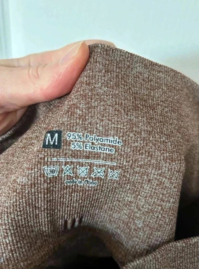 Legging bordeaux - photo numéro 3