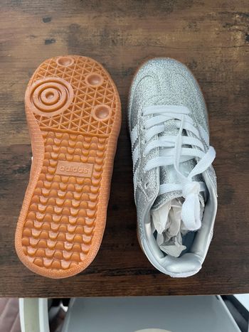 Samba paillettes argent 