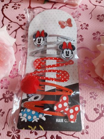 Barrettes à cheveux minnie