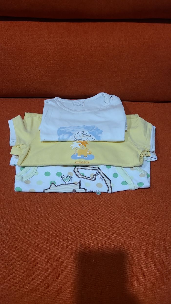 Lot de barboteuse combishort 18 mois mixte