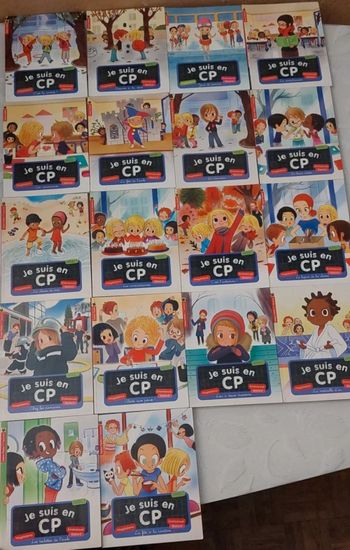 Lot de 18 livres du n•1 - 18  je suis au cp