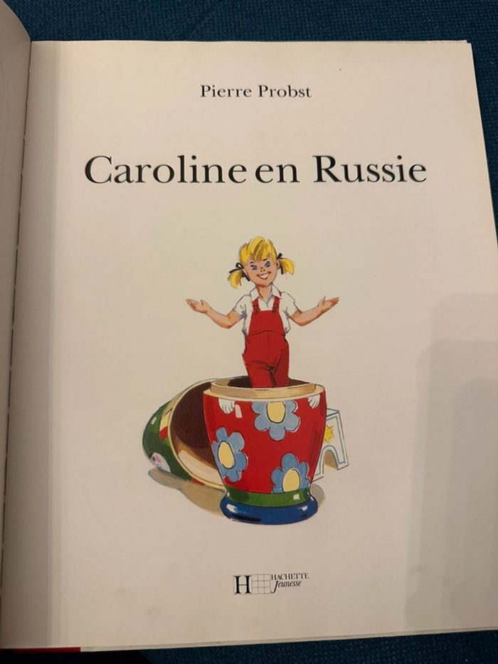 Caroline en Russie édition limitée reliure rouge livre bd album Pierre Probst - photo numéro 5