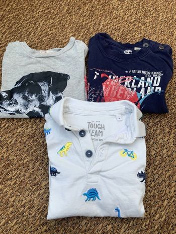 Tee shirt 2 ans  manches courtes