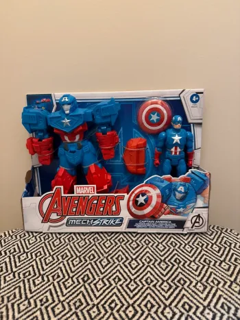 Marvel Avengers - Figurine 20 cm Captain America Mech Strike- 4 ans et +