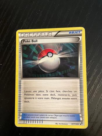 Carte Pokémon Poké ball 97/114