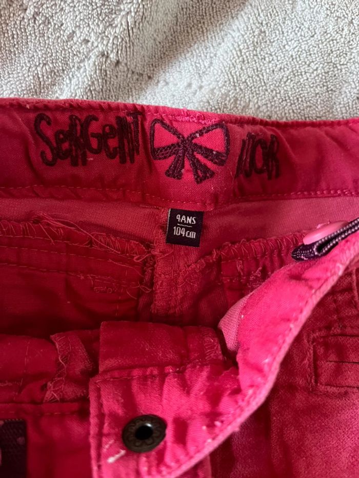 Pantalon fille 4 ans sergent-major - photo numéro 2
