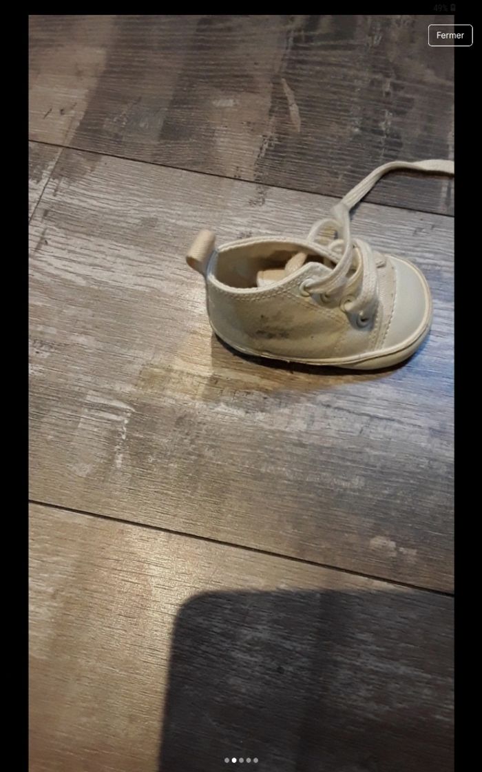 Chaussures bébé à lacet - photo numéro 2