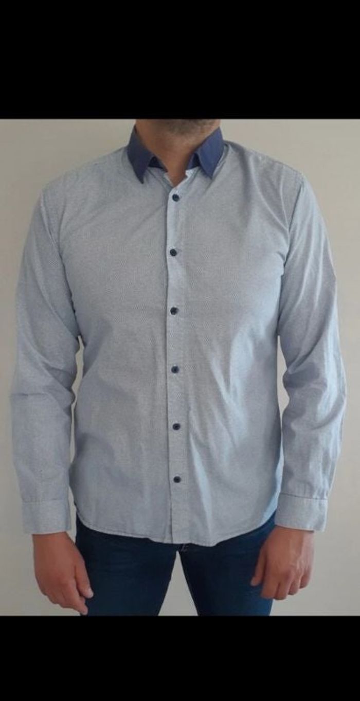 Chemise bleu Jules taille L