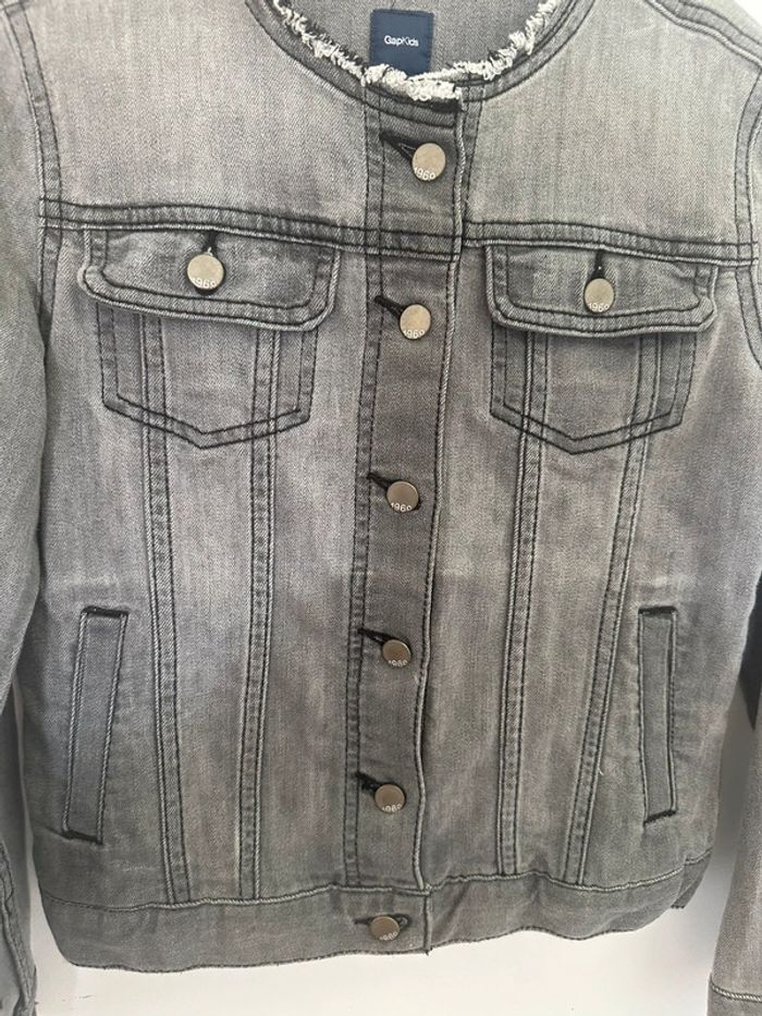 Veste en jean fille, taille 140 cm, marque gap - photo numéro 2