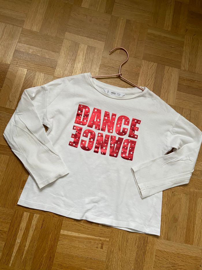 Top Dance à manches longues Mango Kids 7 ans