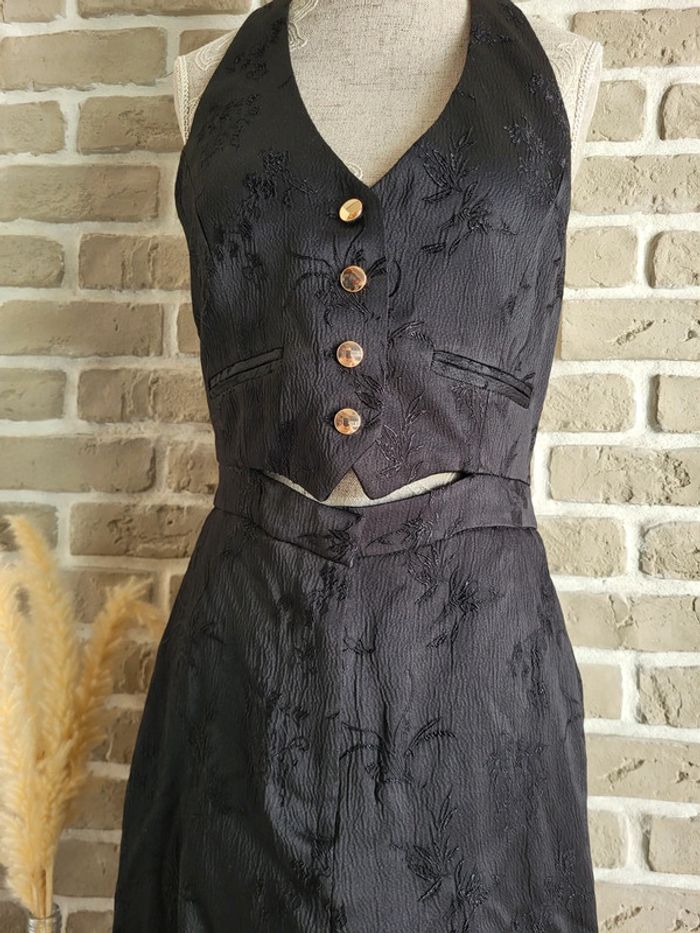 Magnifique combinaison dos nu noire Zara - Neuve avec étiquette - photo numéro 5