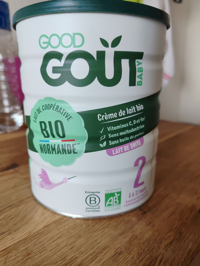 Boite de lait good goût 2 ème age