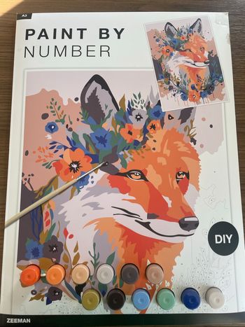 Peinture par numéros renard A3