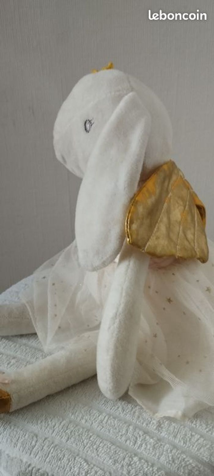 Peluche Lapin ange Atmosphera - photo numéro 2