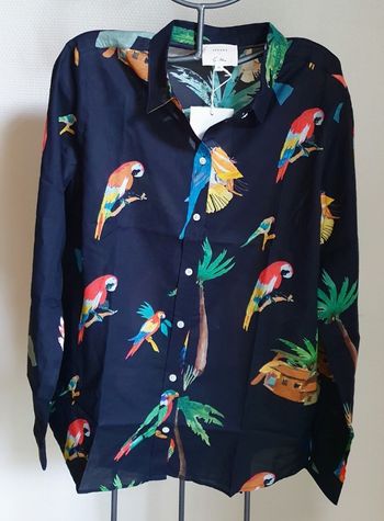 Sézane chemise Perroquets G.Kero t,36 neuve avec étiquette