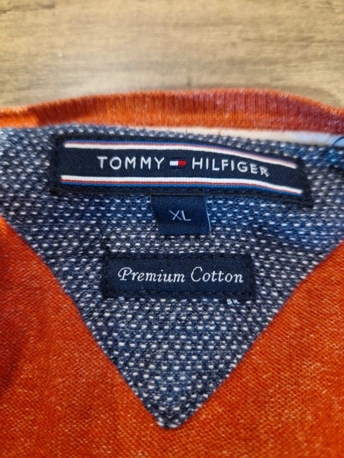 Pull Tommy hilfigher Orange XL - photo numéro 2