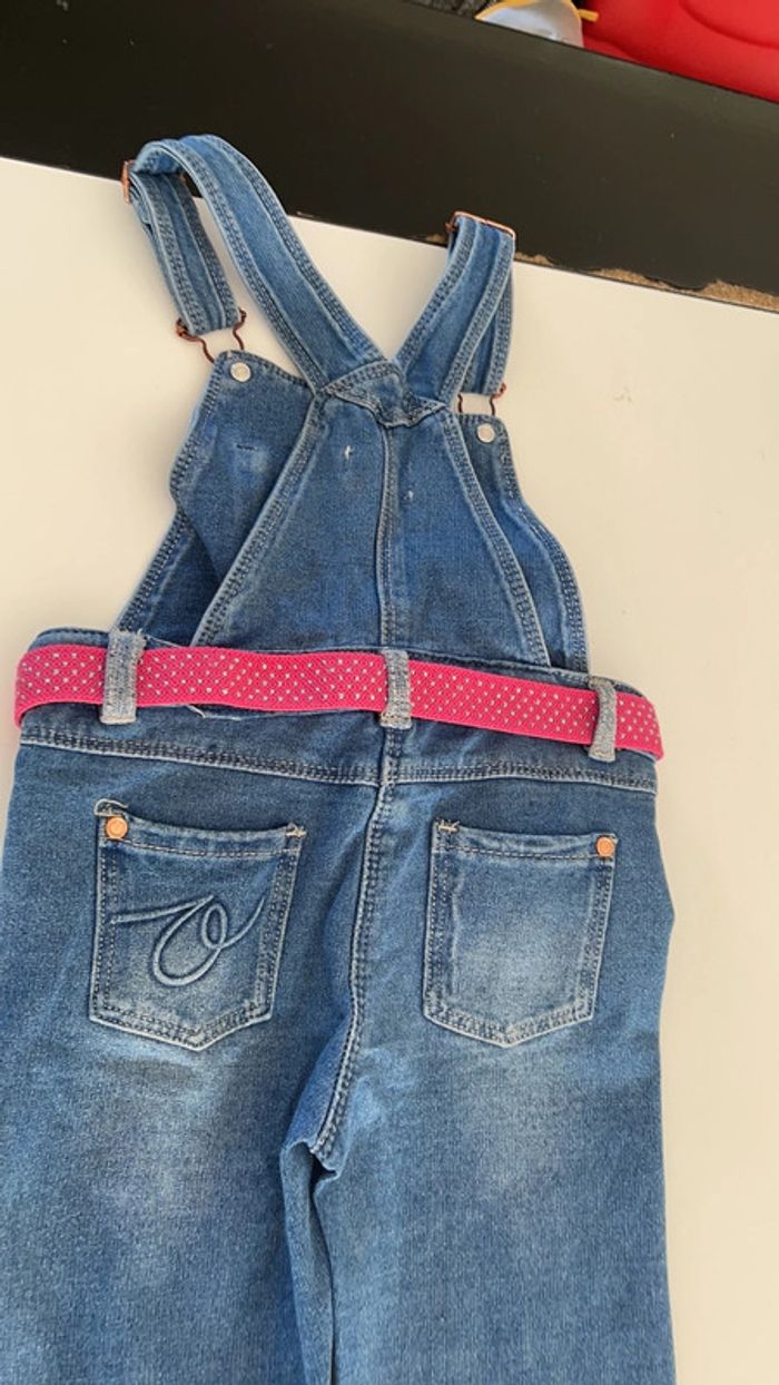 Salopette en jean avec ceinture 5 ans - photo numéro 6