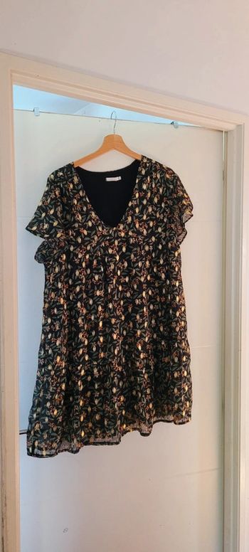 Robe neuve noir avec imprimés Lili & Lala taille 36 fluide