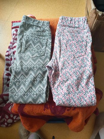 Lots de 2 Pantalon leggings 10 ans la Halle