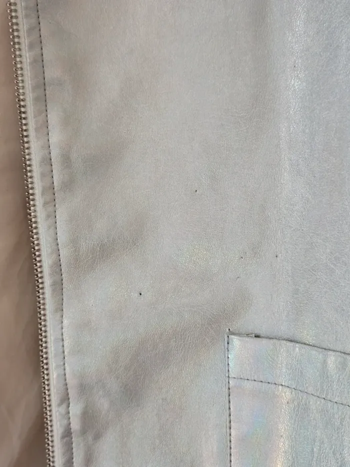 Veste coupe vente imperméable holographique à capuche Edji taille M / 38 - photo numéro 3