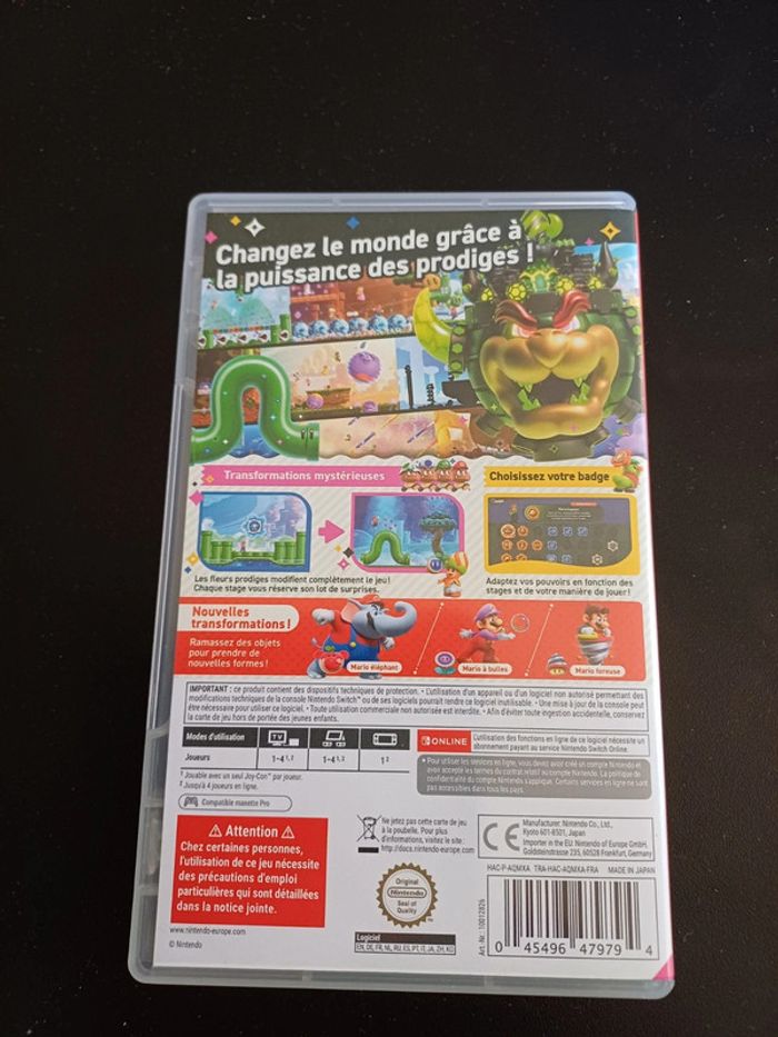 Jeux Mario bross wonder switch - photo numéro 2