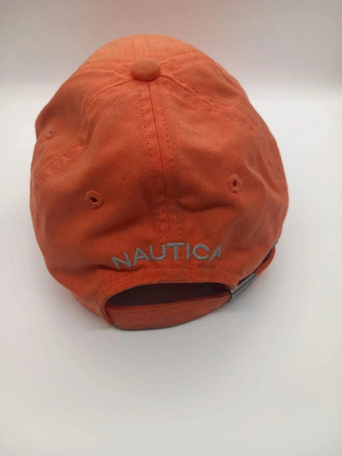 Casquette Vintage Orange Nautica - photo numéro 3