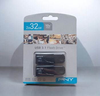 Pack double CLE USB PNY 2*32GB USB 3.1