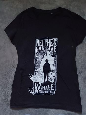 T-shirt Harry Potter Noir