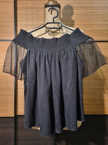 Haut noir Zara Taille S