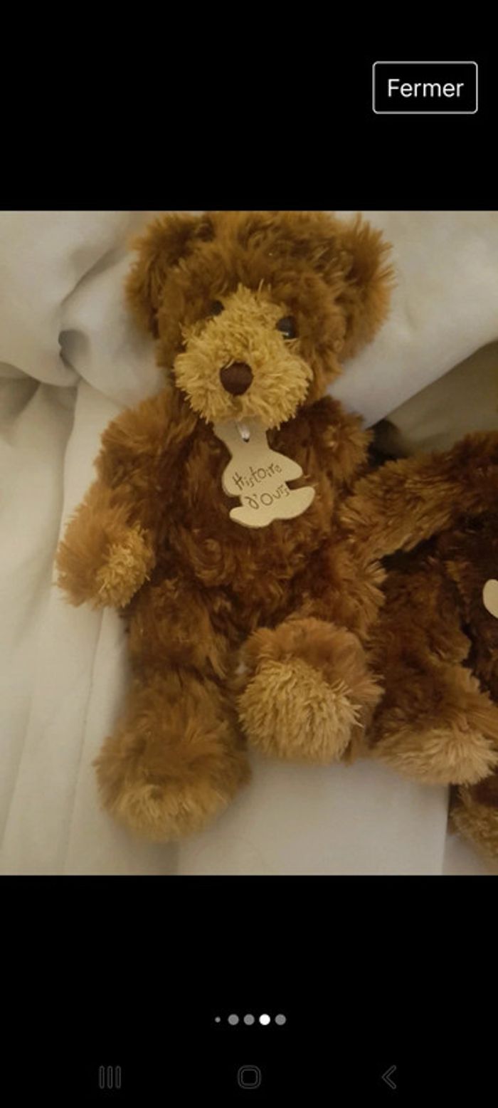 Ours en peluche teddy bear vintage
Histoire d'ours 22 cm - photo numéro 5