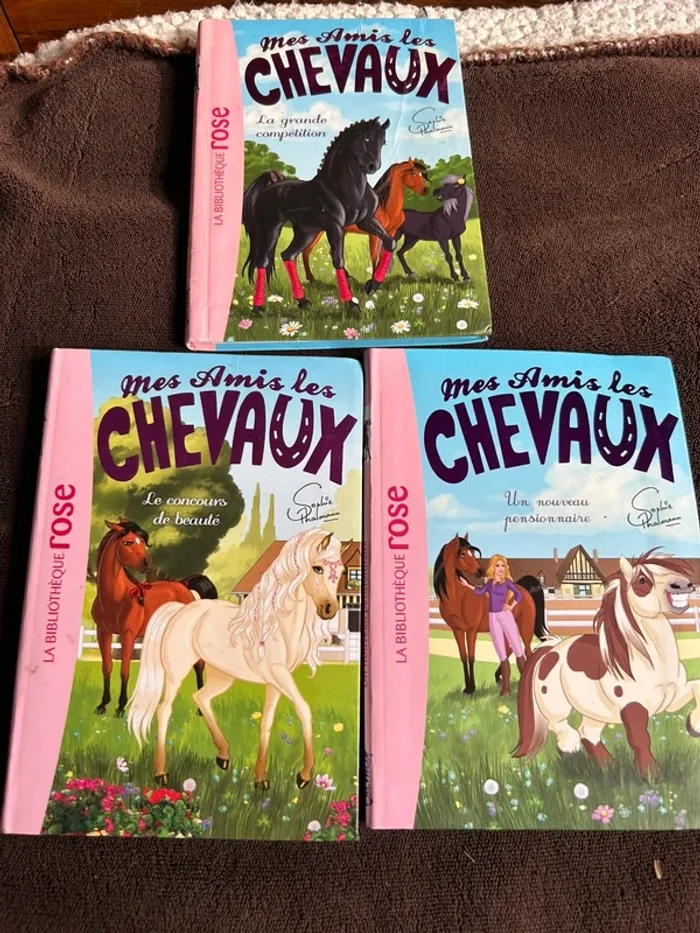 Lot de livres mes amis les chevaux