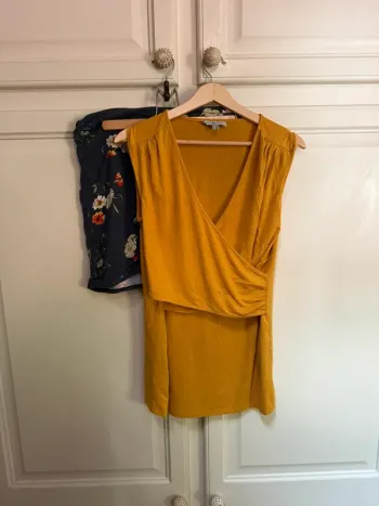 Pyjama short débardeur grossesse allaitement