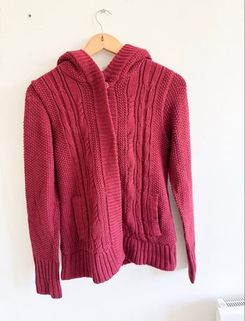 Gilet veste à capuche bordeaux Pimkie taille 38 M - comme neuf 