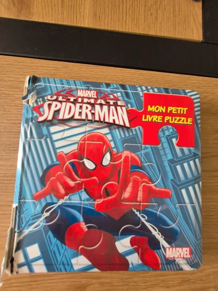 Lot de 2 livres puzzles spiderman - photo numéro 4