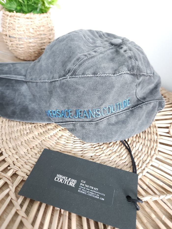 Casquette de Baseball Gris Vintage Versace Jeans Couture - photo numéro 5