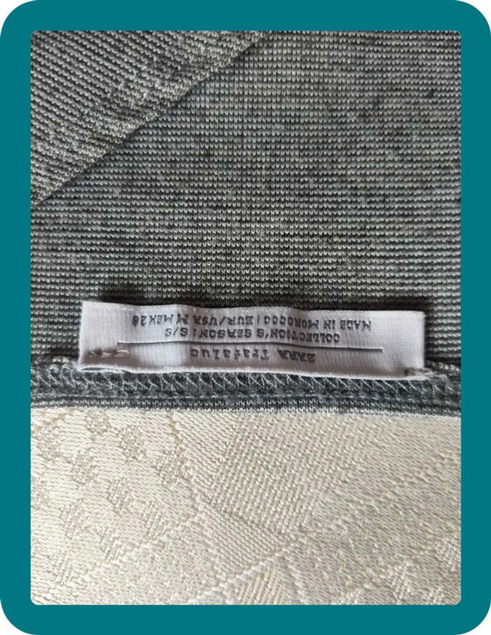 Tee shirt gris Zara - photo numéro 10