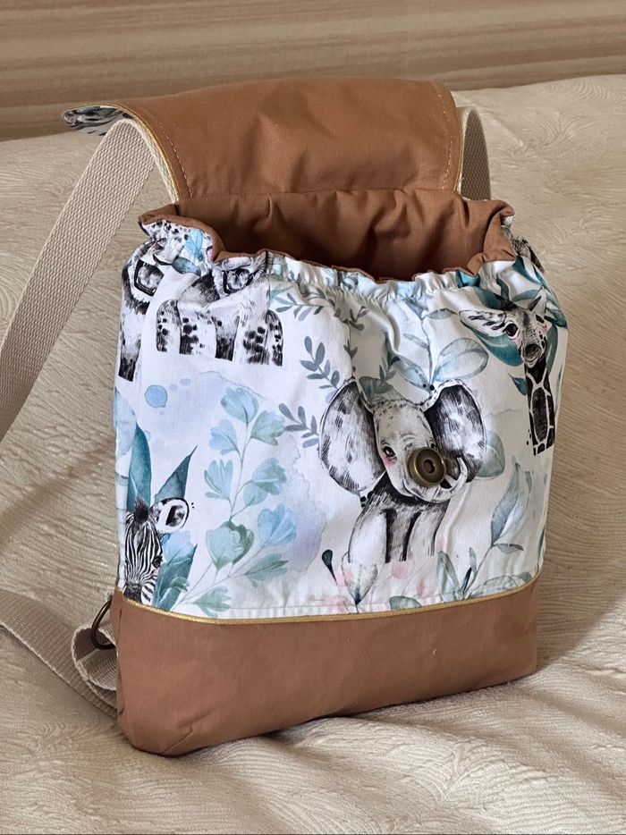 Sac à dos maternelle savane éléphant - photo numéro 4
