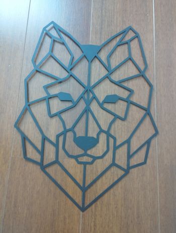 Décoration murale loup