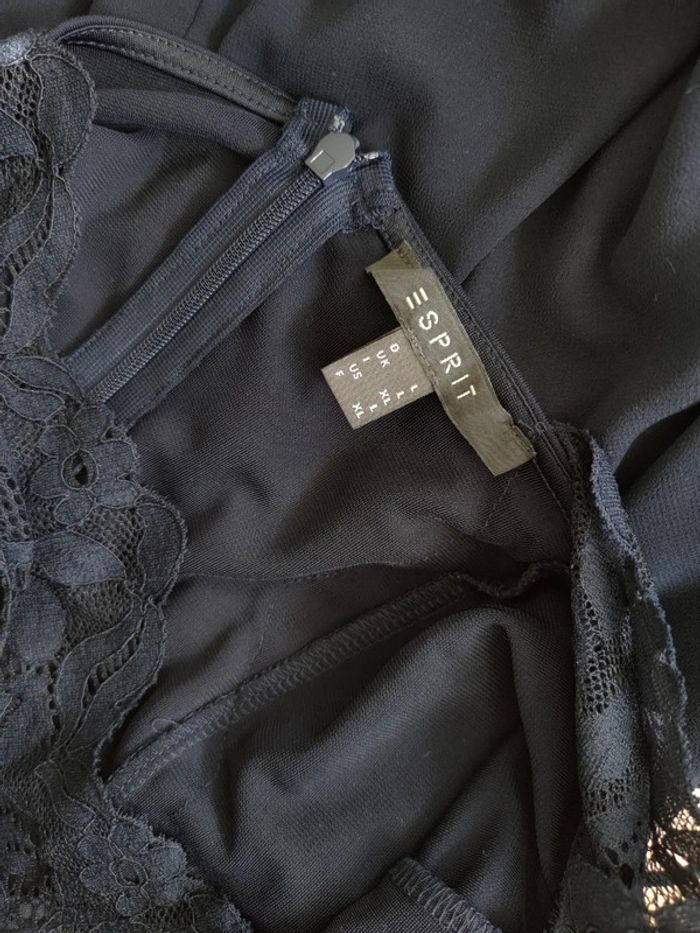 Esprit robe dentelle marine XL - photo numéro 7