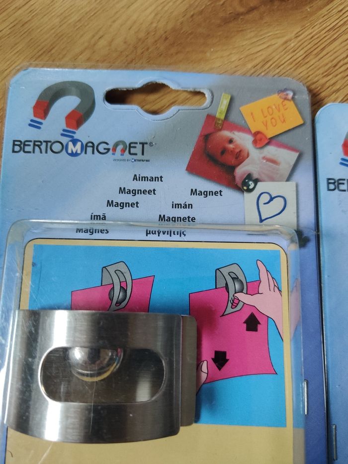 Lot de 2  porte -photo magnétique - photo numéro 2