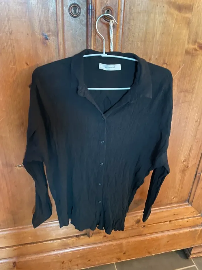 Chemise effet froissé promod taille 44