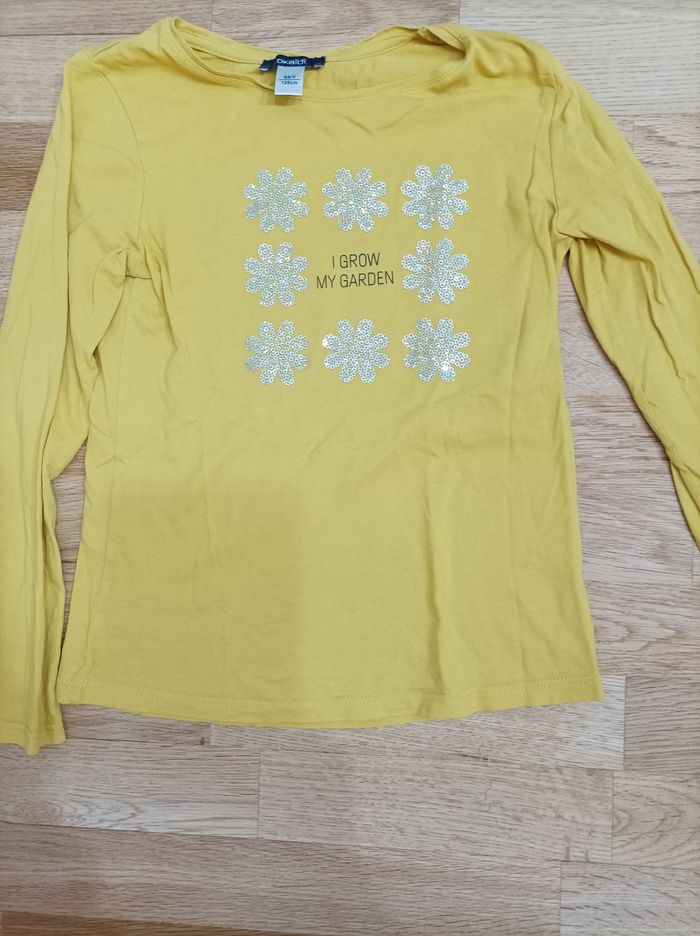 Lot 8 t-shirts manches longues fille - photo numéro 2