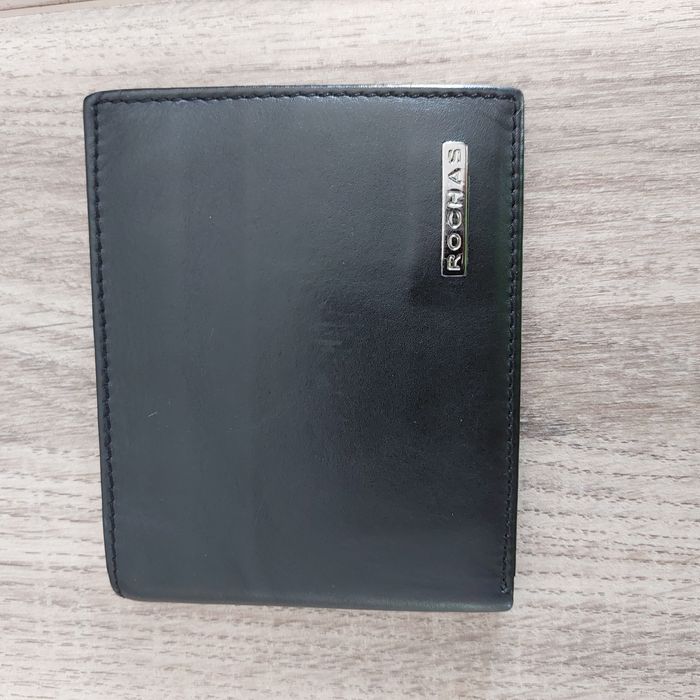 Portefeuille cuir noir