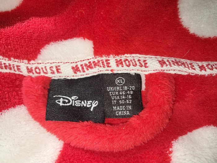 peignoir polaire épaisse à capuche Minnie Disney - photo numéro 5