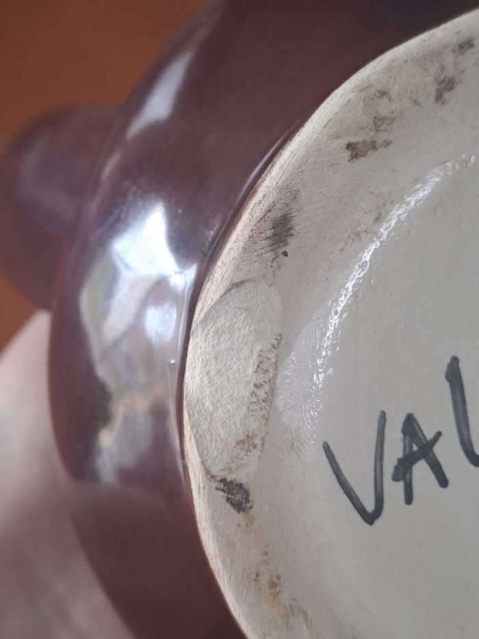 Petit pichet marron vert Vallauris - photo numéro 7