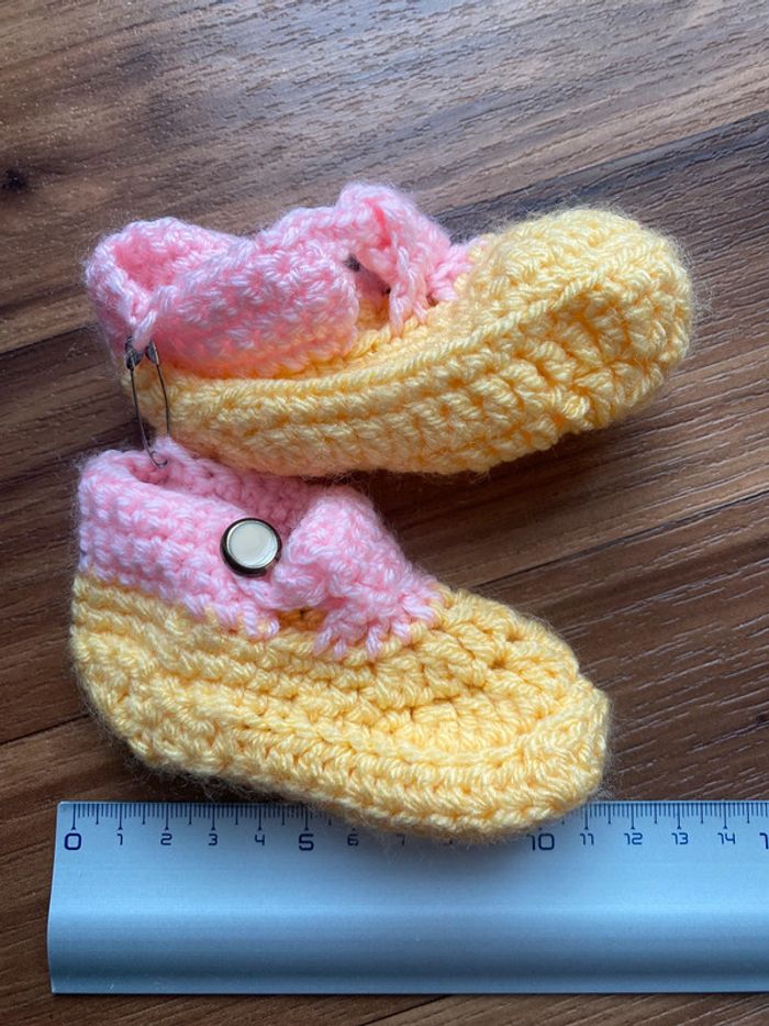 Chaussons fille laine